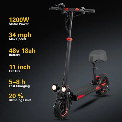 FREEBOY J-11 MAX Off-road Electric Scooter 48V 21AH Battery with Seat Scooter
