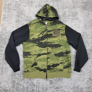 Sudadera con Capucha Metal Mulisha Para Hombre Grande Camuflada Negra Anti Est 1999 Cremallera Completa Y2K - Imagen 1 de 12