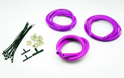 AUTOBAHN88 Engine Silicone Air Vacuum Hose Dress Up Kit PURPLE Fit honda - Image 1 of 4