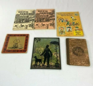 Vintage Ephemera 1876 Englische Grammatik Erdnüsse Kochbuch Silhouette Blasenbild - Bild 1 von 12