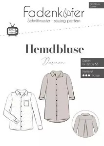 Schnittmuster "Fadenkäfer" Hemdbluse Damen - Bild 1 von 6