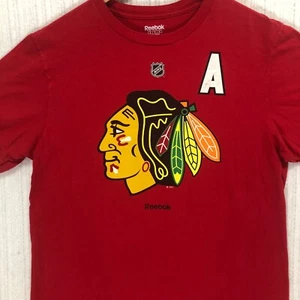 Camiseta de hockey roja para hombre Reebok Chicago Blackhawks SHARP 10 NHL talla M - Imagen 1 de 6