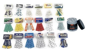 GBS Double Edge Razor Blades Sample Pack 36 DE Blades - Styptic Powder Included - Picture 1 of 1
