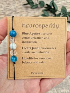 Crystal Bracelet For Neurodiverse. ADHD Autism Gift Idea. Autism Bracelet. Adhd  - Picture 1 of 5