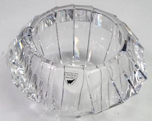 Orrefors schwedische Kristall facettierte Optik geometrische große Schale Sigma 6" - Bild 1 von 4