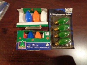 11 C-9 Colored Replacement Bulbs Indoor/Outdoor All unused - Picture 1 of 5
