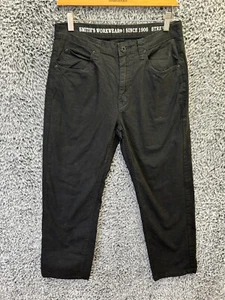 SMITH'S Workwear Pants Men 30/30 Black Straight Leg Med Rise - Foto 1 di 11
