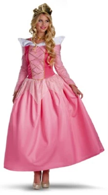Aurora Disney Princess Sleeping Beauty Fancy Dress Up Halloween Adult Costume - Image 1 of 2