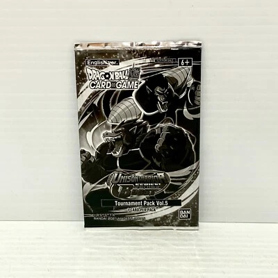 Bandai Dragon Ball Super CG Tournament Pack Vol. 5 - English Ver - New Sealed - Image 1 of 2