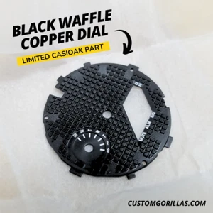G-SHOCK GA2100 Hecho a Medida Negro Waffle Cobre Dial Parte - Imagen 1 de 31