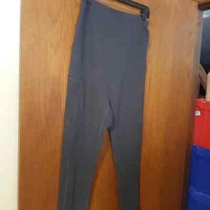 NEW W Tag ! Poshdivah Maternity Yoga Workout Leggings Over Belly Pockets SzXXL - Picture 1 of 7