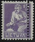 Lithuania stamps Interesting 15S MISPERFORATION MLH VF 