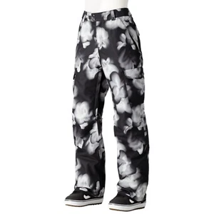 Brand New Womens 2025 686 Aura Insulated Cargo Snow Pant Ghost Floral - Picture 1 of 4