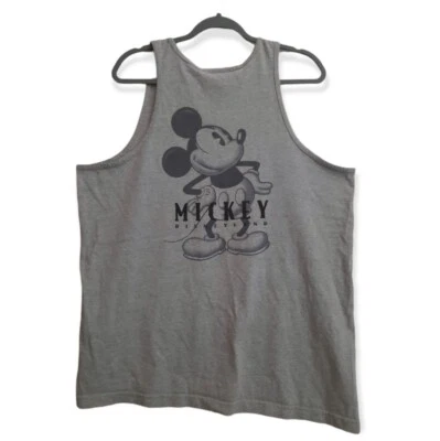 Camiseta sin mangas Mickey Mouse Walt Disney World XL gris Foto 1 de 4
