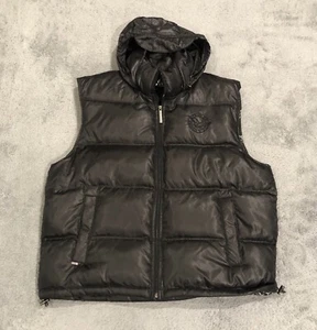 Triple FAT Goose Men XL Rollaway Hooded Full Zip Vest Jacket Puffer Down Outdoor - Picture 1 of 10