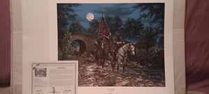 Limited Edition Lithograph "Gettysburg Moon" By John Paul Strain - Picture 1 of 7