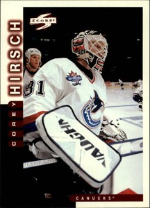 1997-98 Score Canucks Hockey Card #12 Corey Hirsch