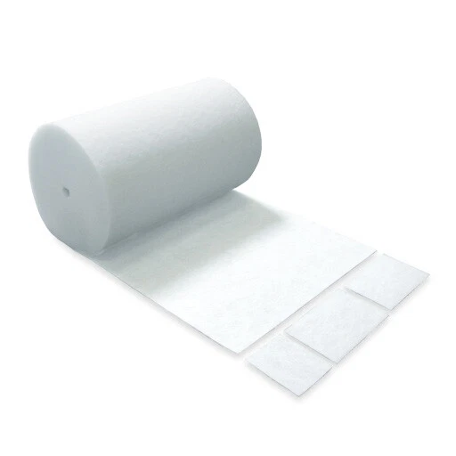 ELEKTROHEIZTECHNIK24 Luftfiltermatte G4 2,0 m² (1m x 2m) 20mm Matte Rolle Vlies Temperatur bis 120°C