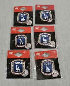 *NEW/SEALED* 2024 Los Angeles Dodgers World Series Champions Diamond Pin - Picture 1 of 4