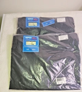 LOT OF2 Neil Allyn Men's Size 34R Black Adjustable Waist Pants NWT 2027 - Picture 1 of 4