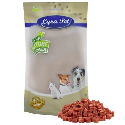 1 kg Entenfleischwürfel mit Fisch Kausnack Kauartikel Hundefutter Hund Lyra Pet® - Bild 1 von 4