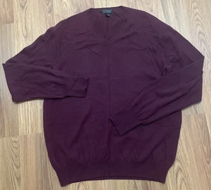 100% Cashmere Sweater Mens XL Luxury Feel Plush Soft Touch Premium Fabric - Picture 1 of 11