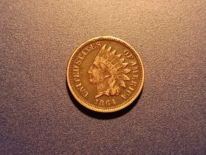 VG/Fini dettagli 1864 CN testa di indiano centesimo - Foto 1 di 2