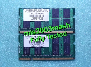 Genérica 4 GB 2x 2 GB DDR2 800 PC2-6400 Laptop Memoria RAM SODIMM Totalmente Probada 5 - Imagen 1 de 1