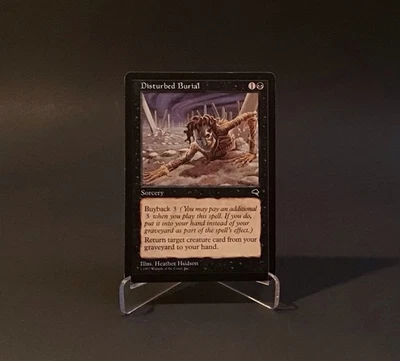 Magic: The Gathering Disturbed Burial MTG Tempest Vintage 1997 LP - Image 1 of 2