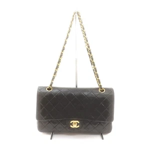 NO TARIFF Chanel Schultertasche Matelasse Doppelkette schwarz Lammleder 2804538 - Bild 1 von 11