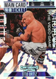 Tito Ortiz #5 Tarjeta Principal Boleto 2025 Panini Contenders PFL Edición Debut UFC/99 - Imagen 1 de 2