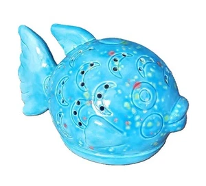 Portacandele in ceramica - Pesce - Foto 1 di 2