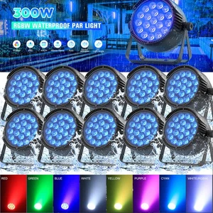 300W Waterproof Par Light DMX RGBW 20LED Stage DJ Par Can Lights Spot Lighting - Picture 1 of 18