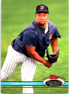 1991 Topps Stadium Club #110 Kirby Puckett Minnesota Twins - Picture 1 of 2
