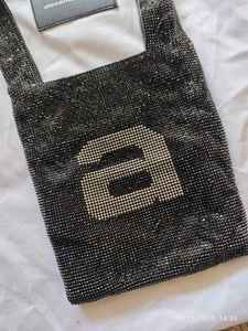 Alexander Wang Crystal Rhinestone Mini Tote Bag - - Picture 1 of 5
