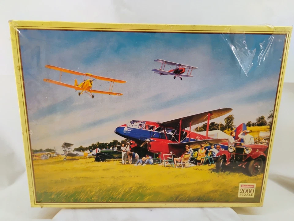 Vintage Waddingtons 200 Piece Puzzle Of "Summer Rally" By John Young SEALED - Image 1 of 4