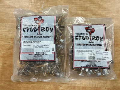 New Stud Boy Power point Plus 5/16 Stud 1.375 inch 120 pack w/nuts - Image 1 of 2