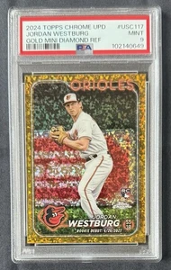 Jordan Westburg 2024 Topps Chrome Update Gold Mini Diamond Refractor PSA 9 - Picture 1 of 1