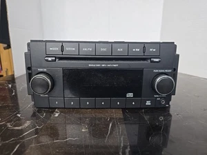 Car Radio Chrysler Group LLC Anti Theft Mp3 Single Disk Radio Untested - Picture 1 of 6