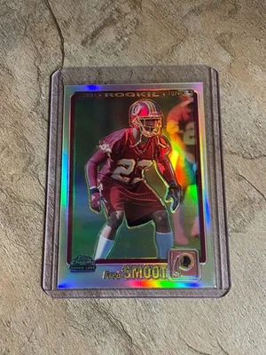 2001 Topps Chrome Football Fred Smoot Rookie Refractor #331/999 - Image 1 of 3
