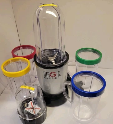 Magic Bullet Blender MB1001 With Accessories Blender Cups, FAST SHIPPING  - Image 1 of 3