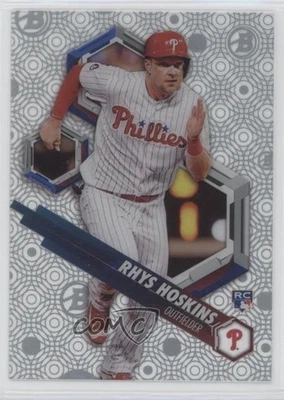 2018 Bowman High Tek Pattern 1 Circles Rhys Hoskins #RHT-RH Rookie RC - Image 1 of 2