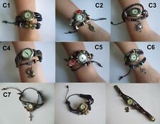 New Lots of 12 pcs Wholesale Bracelets Watch Bangles Wristband Size Adjustable