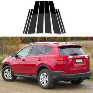 Door Window Pillar Posts For Toyota RAV4 2013-2018 Door Panel Trim Stickers Pads - Picture 1 of 9