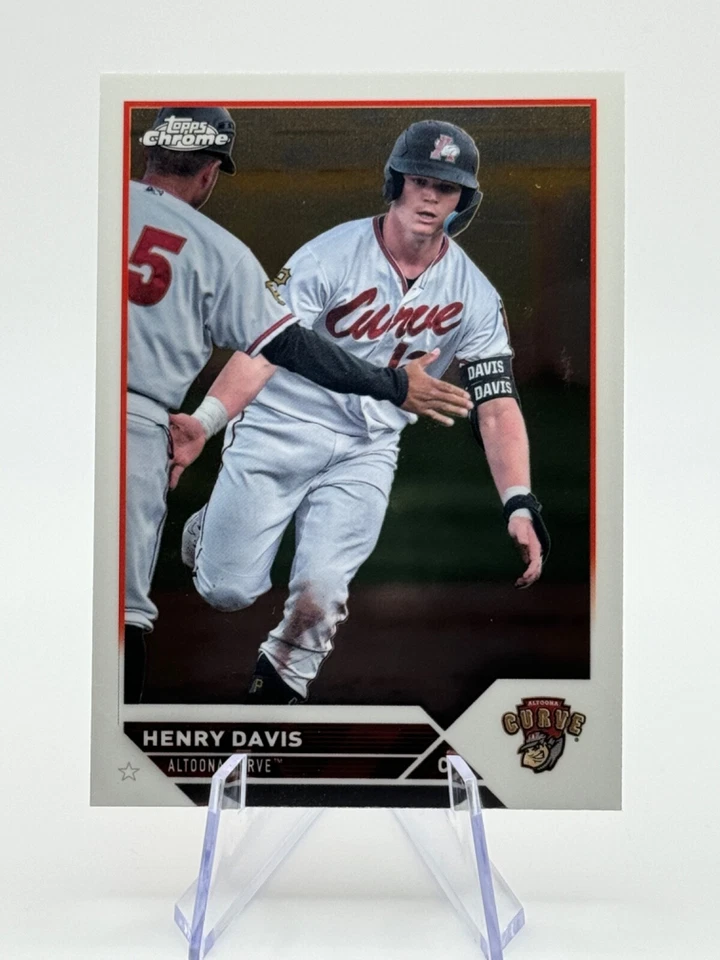 2023 Topps Pro Debut #PDC-156 HENRY DAVIS | Chrome - Image 1 of 2