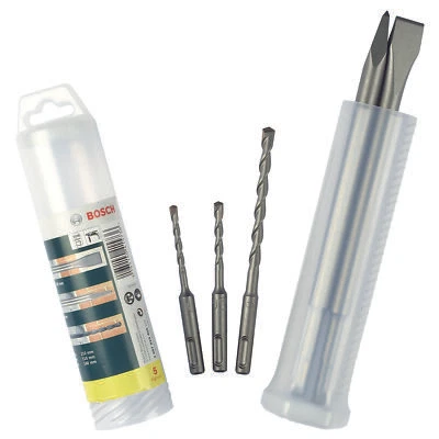 Bosch Meißel- und Hammerbohrer-Set für Beton & Mauerwerk SDS-plus 5-teilig 5 - 8 - Bild 1 von 2