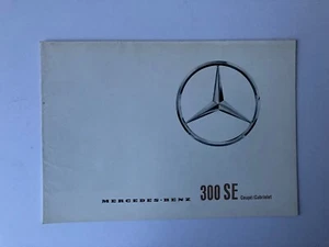 Ancienne brochure sales catalogue vente Mercedes Benz 300SE coupé cabriolet FR - Imagen 1 de 10