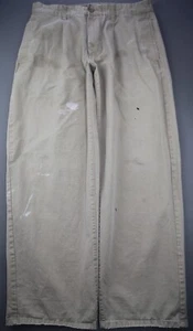 Pantalones chinos para hombre 2012 Gap Hudson plisados beige algodón talla 34x30 (Sr 33x28) - Imagen 1 de 10