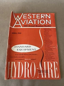 Western Aviation Flying Magazine April 1952 Annual Directory Number Aircraft - Picture 1 of 12