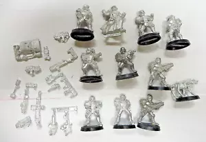 Warhammer 40k Necromunda Adeptus Arbites Enforcer set inc cyber dog + bits RARE - Picture 1 of 4
